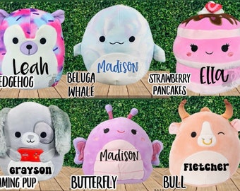 Personalized Squishmallows Plush | 7.5” Stuffed Animal | Graduation Gift | Kids Birthday Gift | Toddler | Teens | Grandkids | Friend