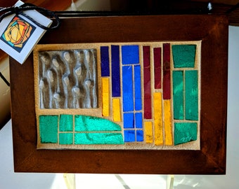Contemporary Stained Glass Mosaic