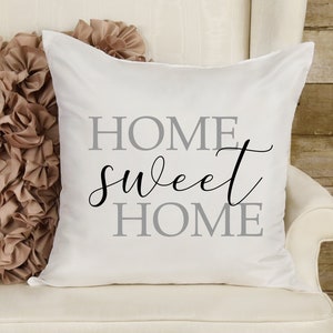 Home Sweet Home, Home Sweet Home Pillow, Home Sweet Home Pillow Cover, 20x20 Pillow Covers, Rustic Pillows, Farmhouse Pillow, Pillow Cover