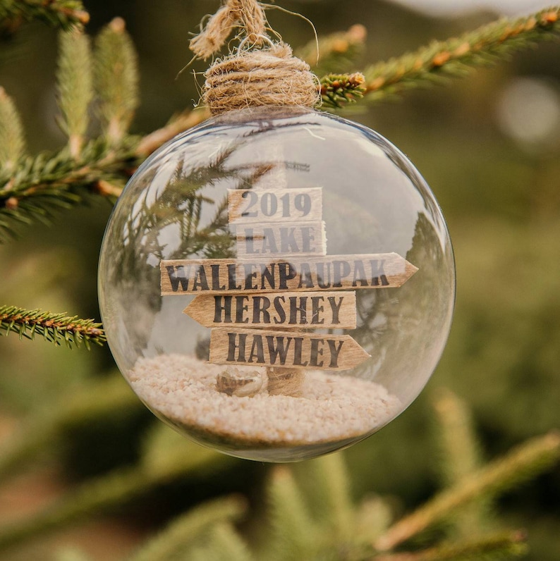 Christmas Ornament Travel Christmas Ornament Personalised image 4