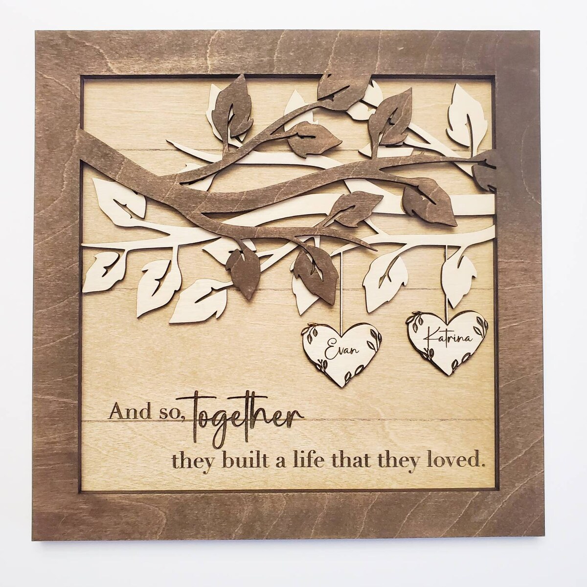 Personalized Wooden Sign, Personalized Name Sign, Anniversary Gift Couples, Couples Custom Wood Sign, Gift for Couple, Gift for Her - Etsy