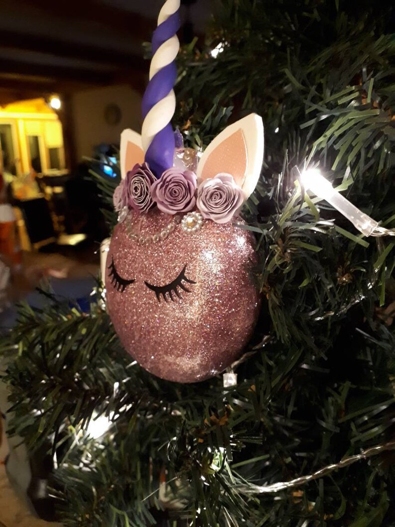 Babys First Christmas Ornament Unicorn Gift Babys First Christmas Bauble Babys First Christmas Baby Girl Ornament Ornaments For Girls
