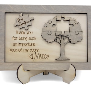 Teacher Gift, Teacher Appreciation, Teacher Appreciation Week, Personalized Teacher Gift, Thank You for Being an Important piece of My Story