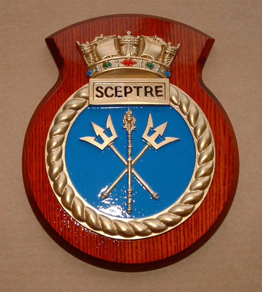 MOD HMS Ship Crests Plaques Shields Hand Painted High Relief Resin ...
