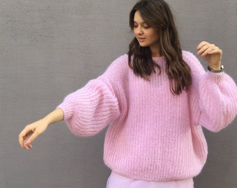 Mohair sweater women. Mohair pink woman sweater. Mohair Sweater.  Pink sweater. Bridal sweater. Bridal cardigan.