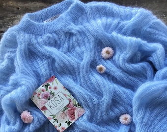 Mohair sweater women. Mohair grey women's sweater. Mohair Sweater. handknitted sweater. oversize women's pullover