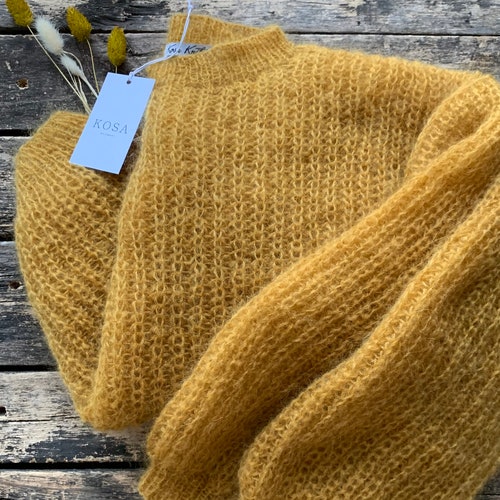 Mohair sweater women.Mustard Mohair women's sweater. Mohair Sweater. Pink sweater. Weightlessness sweater. Alpaca sweater. shops Women’s knitwear