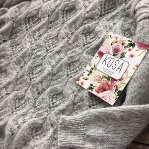Suéter de alpaca gris para mujer. Suéter de boda de alpaca y lana merino. Suéter para mujer. Suéter de alpaca. Suéter de alpaca. imagen 4