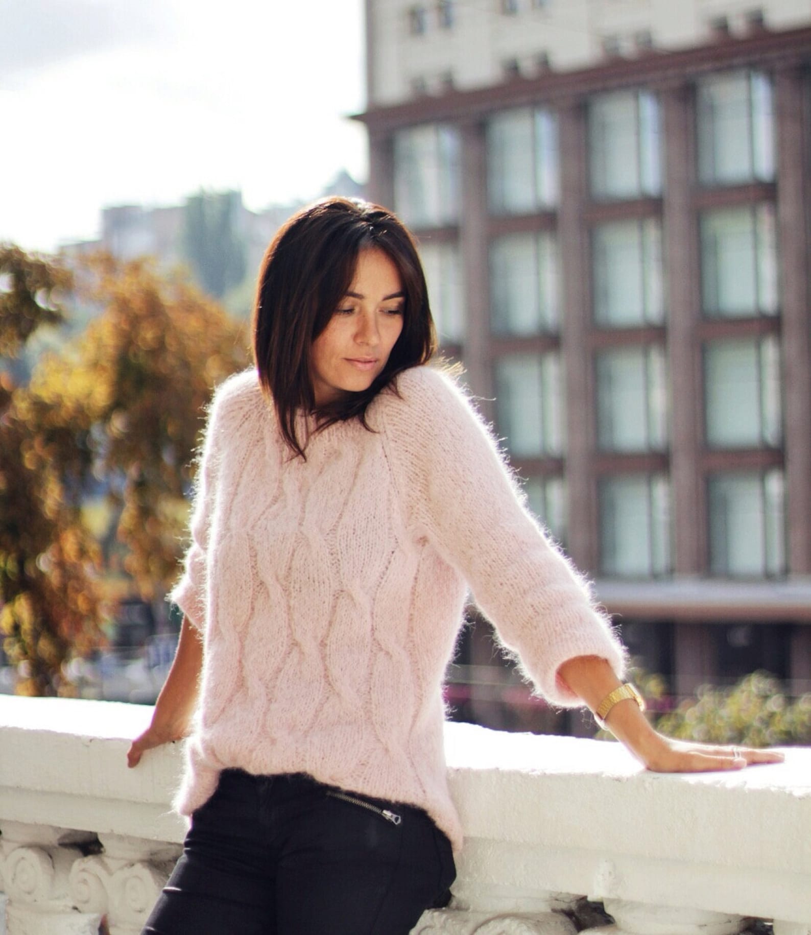 Kelly Sweater | Light Pink | Alpaca-Wool Blend main image 0