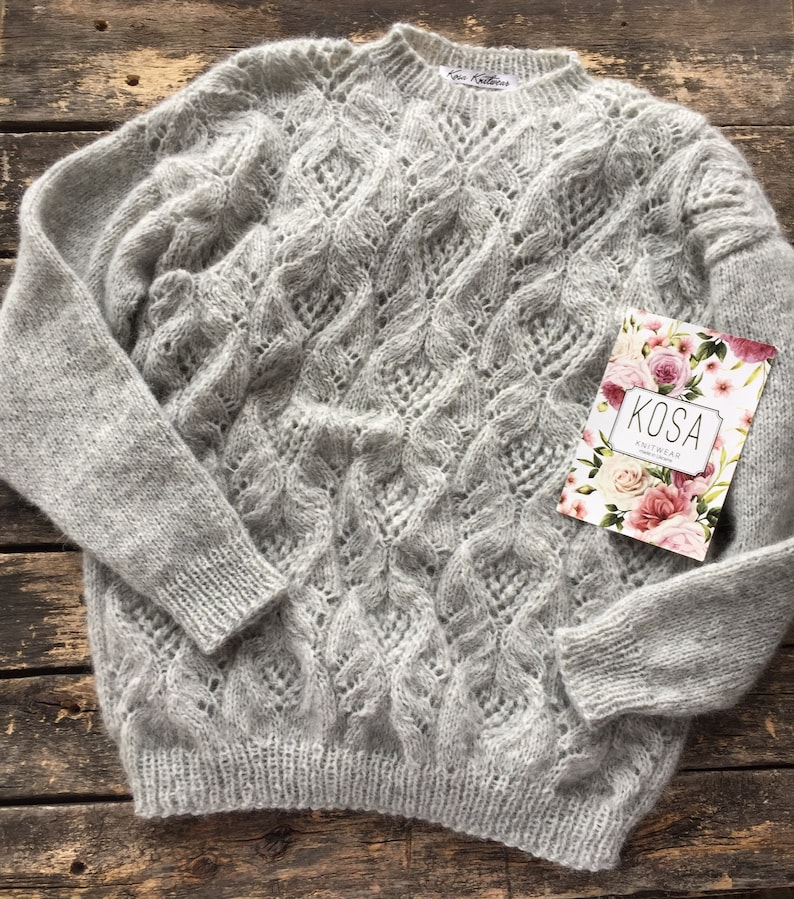 Suéter de alpaca gris para mujer. Suéter de boda de alpaca y lana merino. Suéter para mujer. Suéter de alpaca. Suéter de alpaca. imagen 2