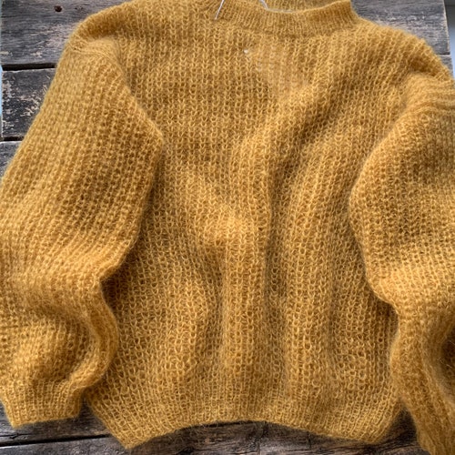 Mohair sweater women.Mustard Mohair women's sweater. Mohair Sweater. Pink sweater. Weightlessness sweater. Alpaca sweater. shops Women’s knitwear