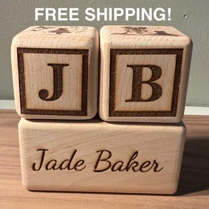 Baby personalized name blocks Name blocks for nursery/ new born Mom Mother/ gift boy or girl baby/ baby shower gift.
