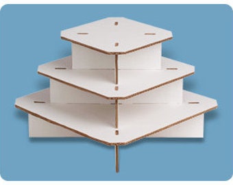 Petite Square Cupcaketree, Cupcake Stand, Cupcake Stands. Holds 36 cupcakes. DIY Cupcake Stand
