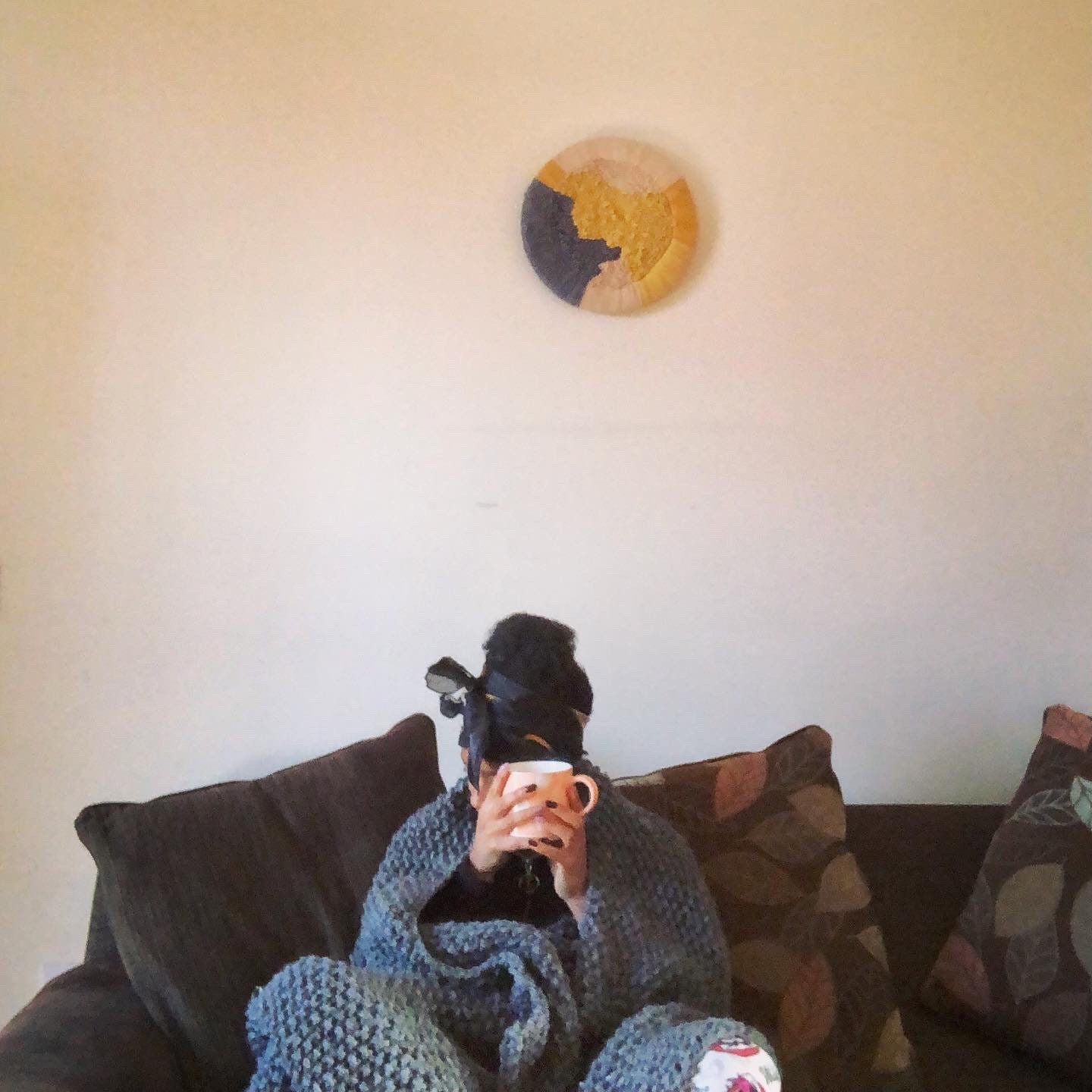 Chunky Knitted Vegan Throw Blanket Cottagecore Blanket Etsy UK