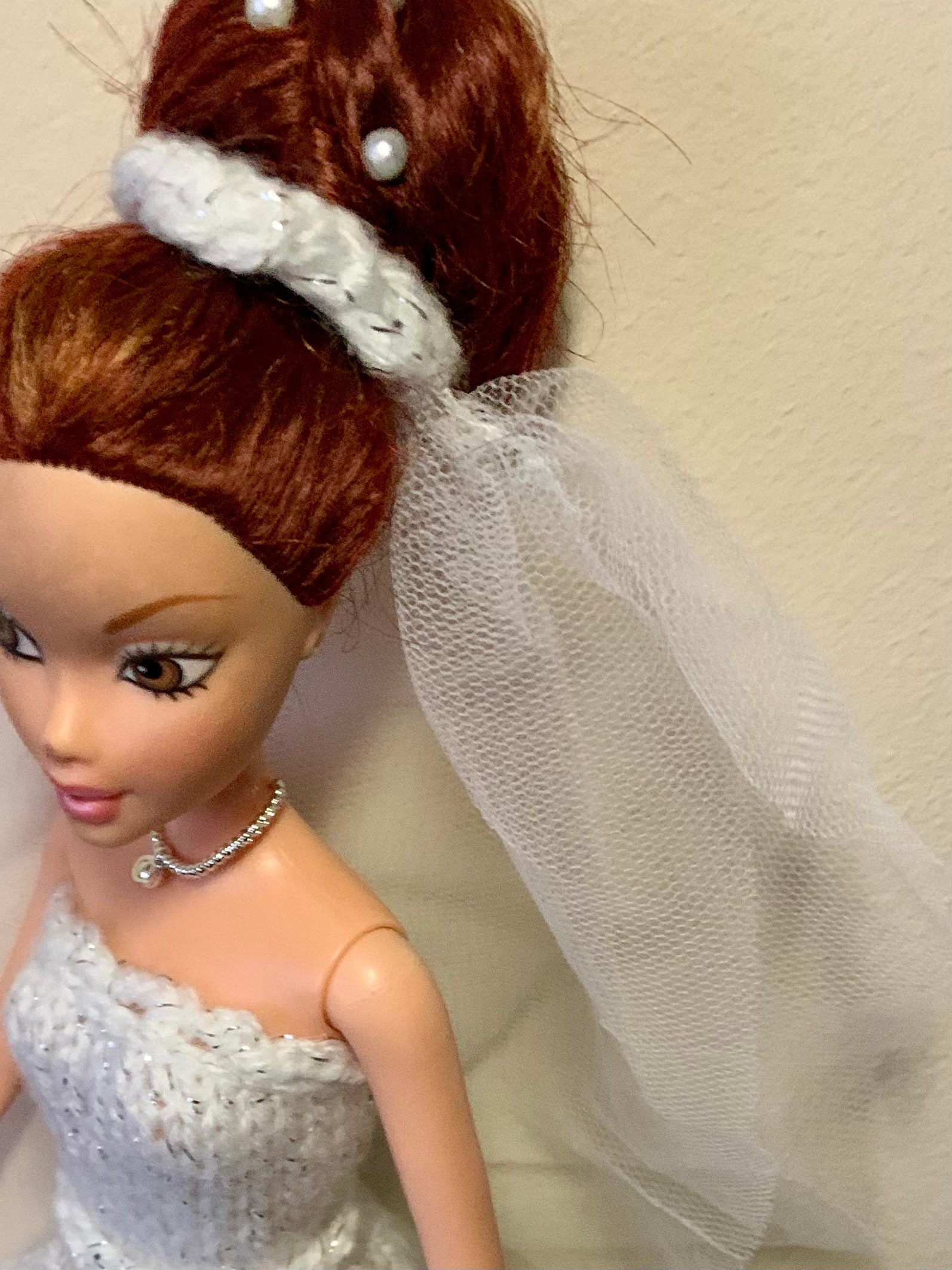 Velo Di Pizzo Fatto A Mano Di Alta Qualà Veli Da Sposa Per - Foto 2