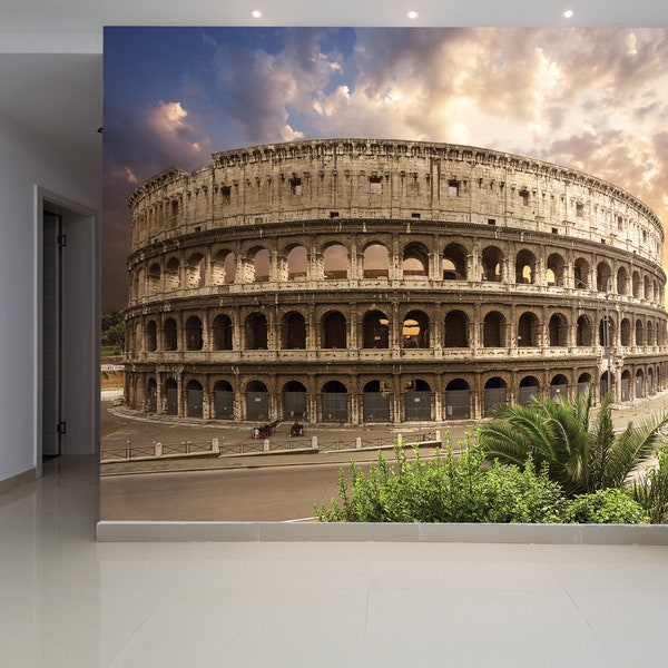 Wallpaper Mural The Colosseum Amphitheatre in the centre of the city of Rome Wallpaper