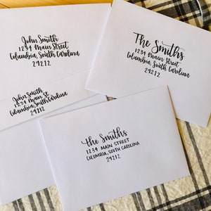 Hand-Lettered Addresses- See description on how to order!