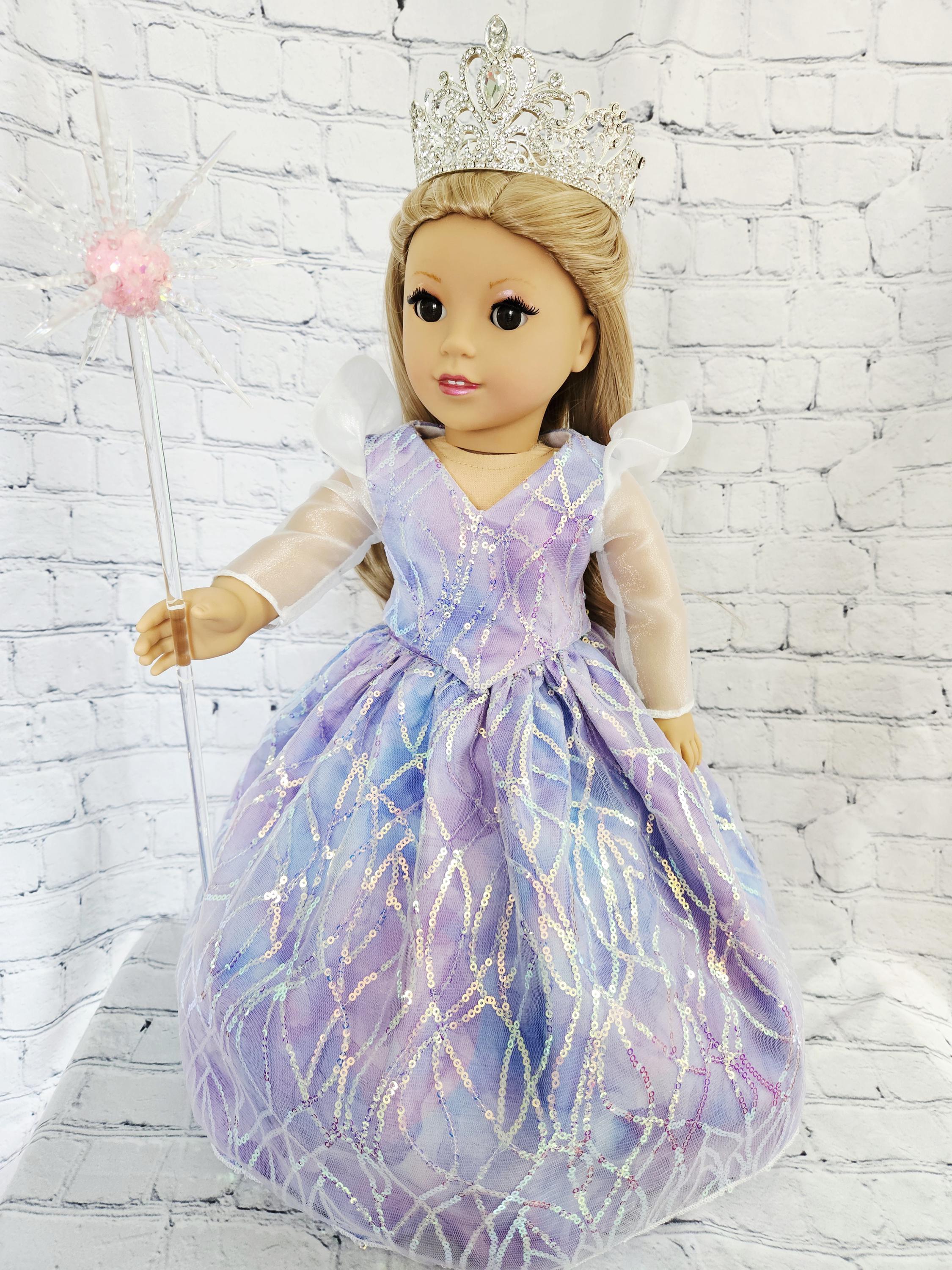 Wicked Good Witch Act 2 Purple Blue Glinda Dress for 18 Inch Dolls - Etsy