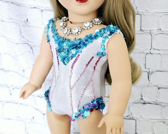 Super Pop Star On Tour Love Bodysuit Fits American Girl 18 Inch Dolls