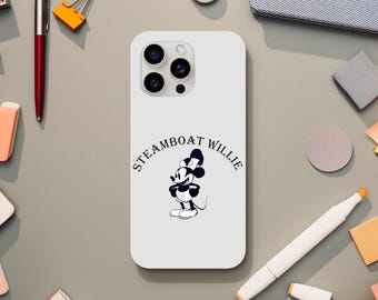 Steamboat Willie Tough Phone Case: Mickey Style Cellphone Cover