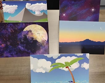 Blank greeting cards, Digital Art