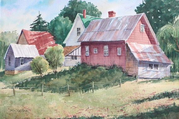 Farm In Purity Springs Nh Etsy