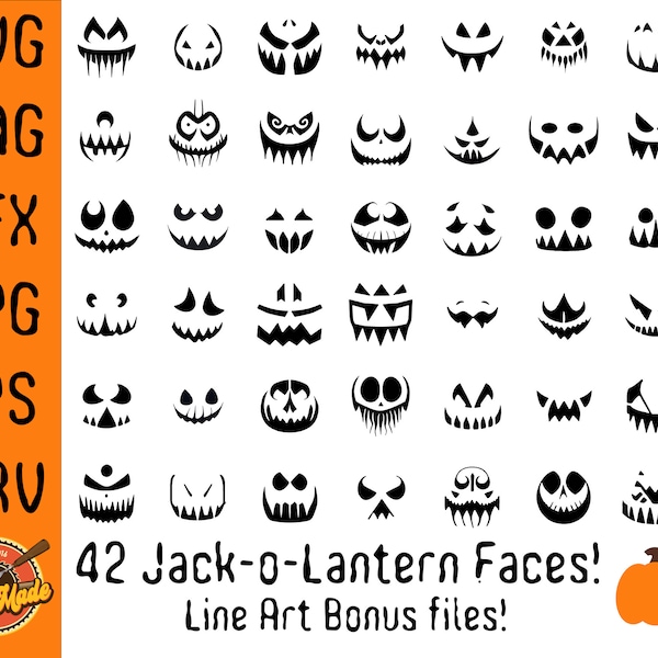 Jack O Lantern Face - Etsy