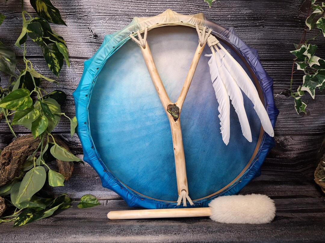 Schamanentrommel Handtrommel - Traditionelles Musikinstrument Für Meditation & Spiritualität