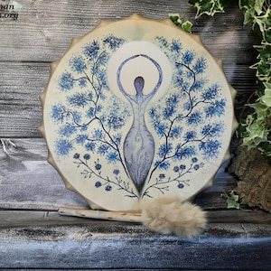 Goddess drum Gaia,schamanen trommel, shamanic drum, shaman drum
