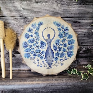 Goddess drum Gaia,schamanen trommel, shamanic drum, shaman drum