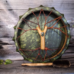 shamanic drum Tree of life 46 cm 18 inch,  shamandrum, tambour, schamanentrommel, spiritual gift