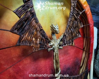 Shaman drum Dragon , shamandrum, schamanen trommel, shamanic drum