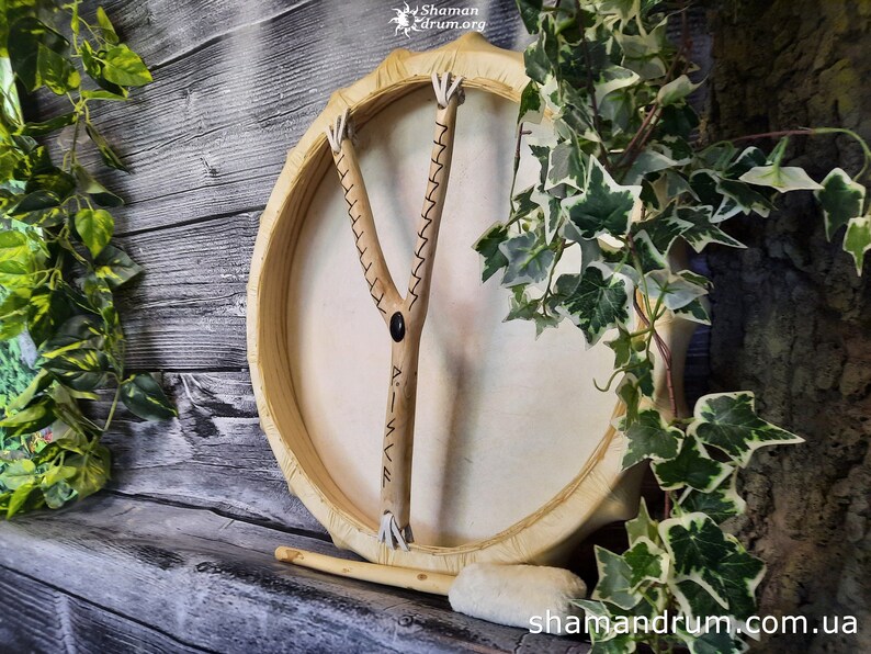 Ouroboros drum. Mystical barban. A drum about the cyclical nature of eternity and infinity. The alternation of creation and destruction, life and death. Barban about the energy of constant rebirth and death.