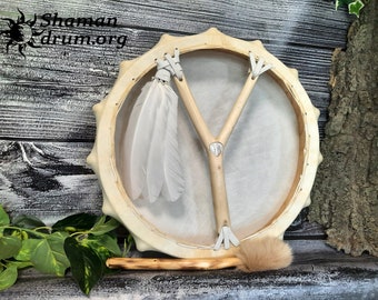 Woman Gift - Shamanic Drum ANGEL for Sound Therapy, tambour chamaniques