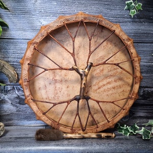 Shaman drum Tree of life, shamandrum, schamanen trommel, shamanic drum, world tree, schamanentrommel baum des leben