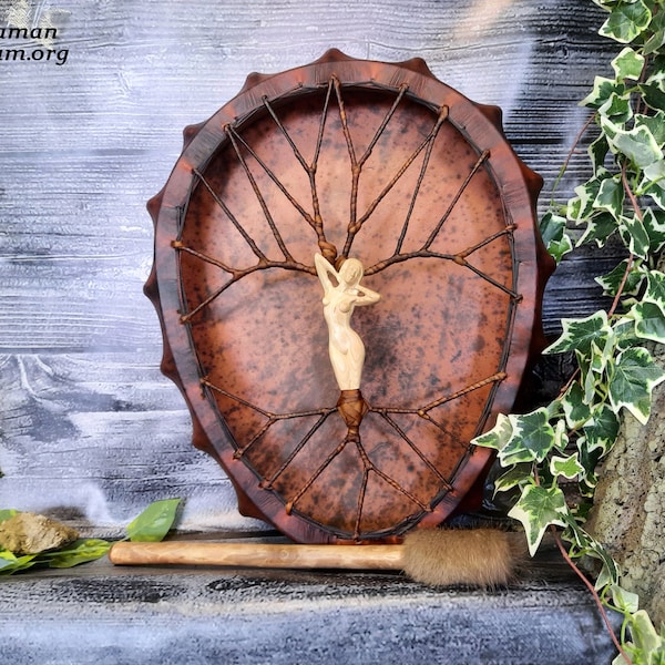 Shaman drum Forest Nymph, schamanen trommel, shamanic drum, tambour shamanique