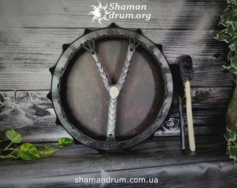 Schamanentrommel: Dunkle Nacht Pagan Ritualtrommel