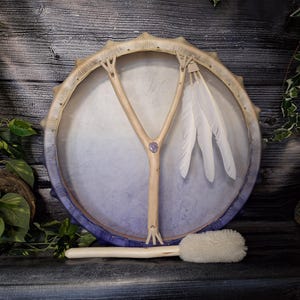 shaman drum Violet ANGEL  sound therapy, tambour chamaniques