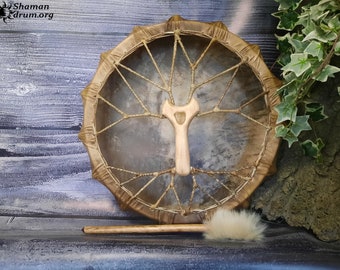 Tree of Life Shaman Drum: Celtic Pagan Tambourine
