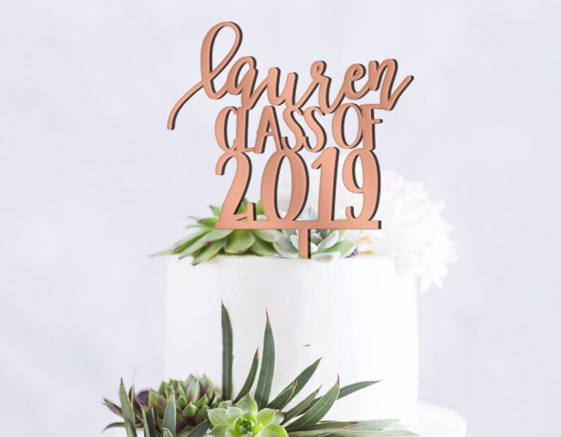 2019 Cake Toppers Class of 2019 Cake Toppers Graduation Cap Cake Topper Graduation Cake Toppers Birthday Toppers Custom Cake Toppers