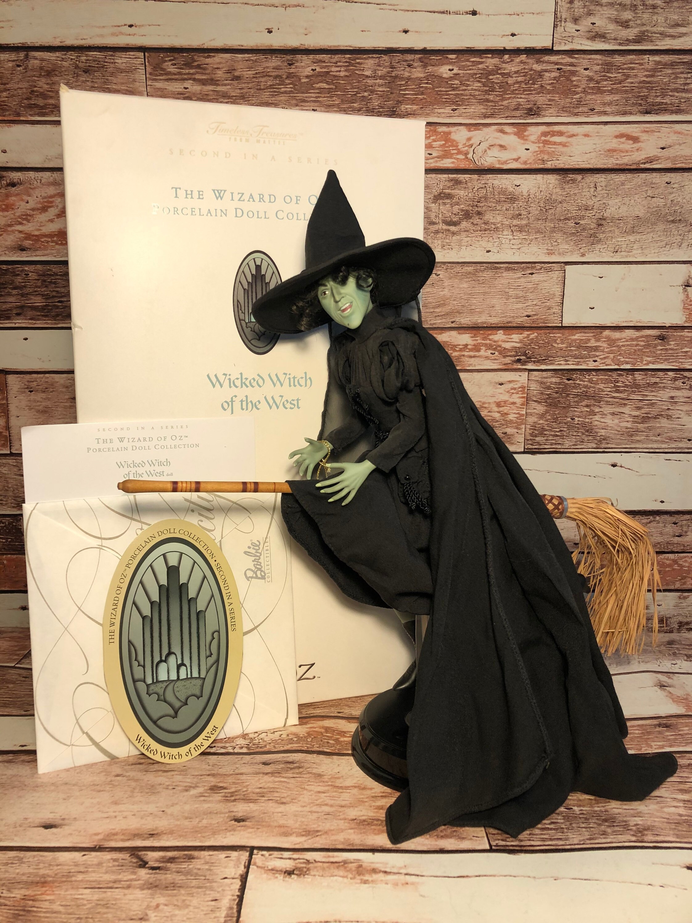 mattel porcelain wizard oz dolls