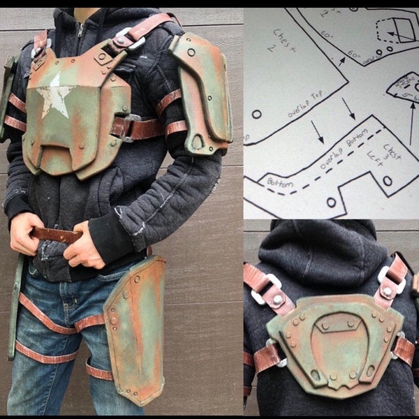 Fallout 4 Combat Armor Templates and Instructions