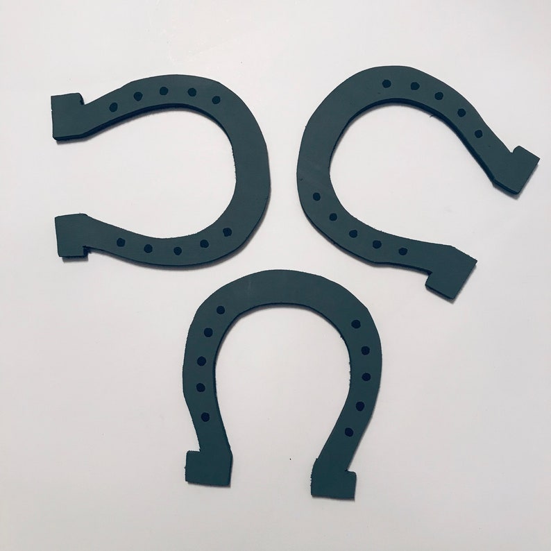 Small Wooden Horseshoes Set of 3 Etsy
