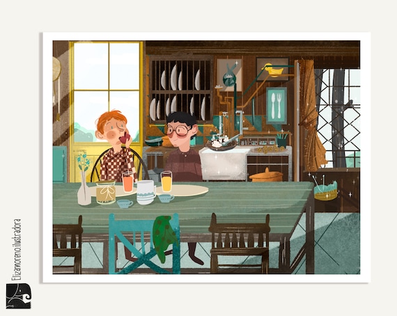 Articles similaires à le terrier des weasley, maison de famille weasley Weasley, imprimer affiches, Harry potter, Ron weasley, le terrier, Potterhead,