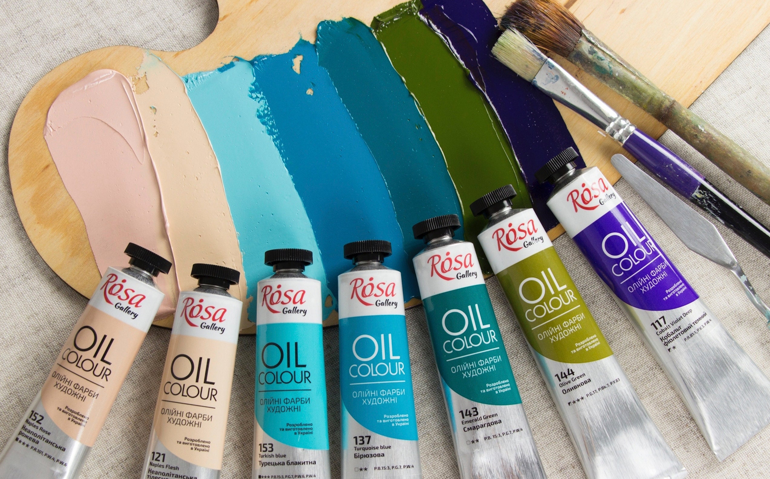 Artist Oil Paint Single Tube Paints Make Your Set Art Painting Etsy