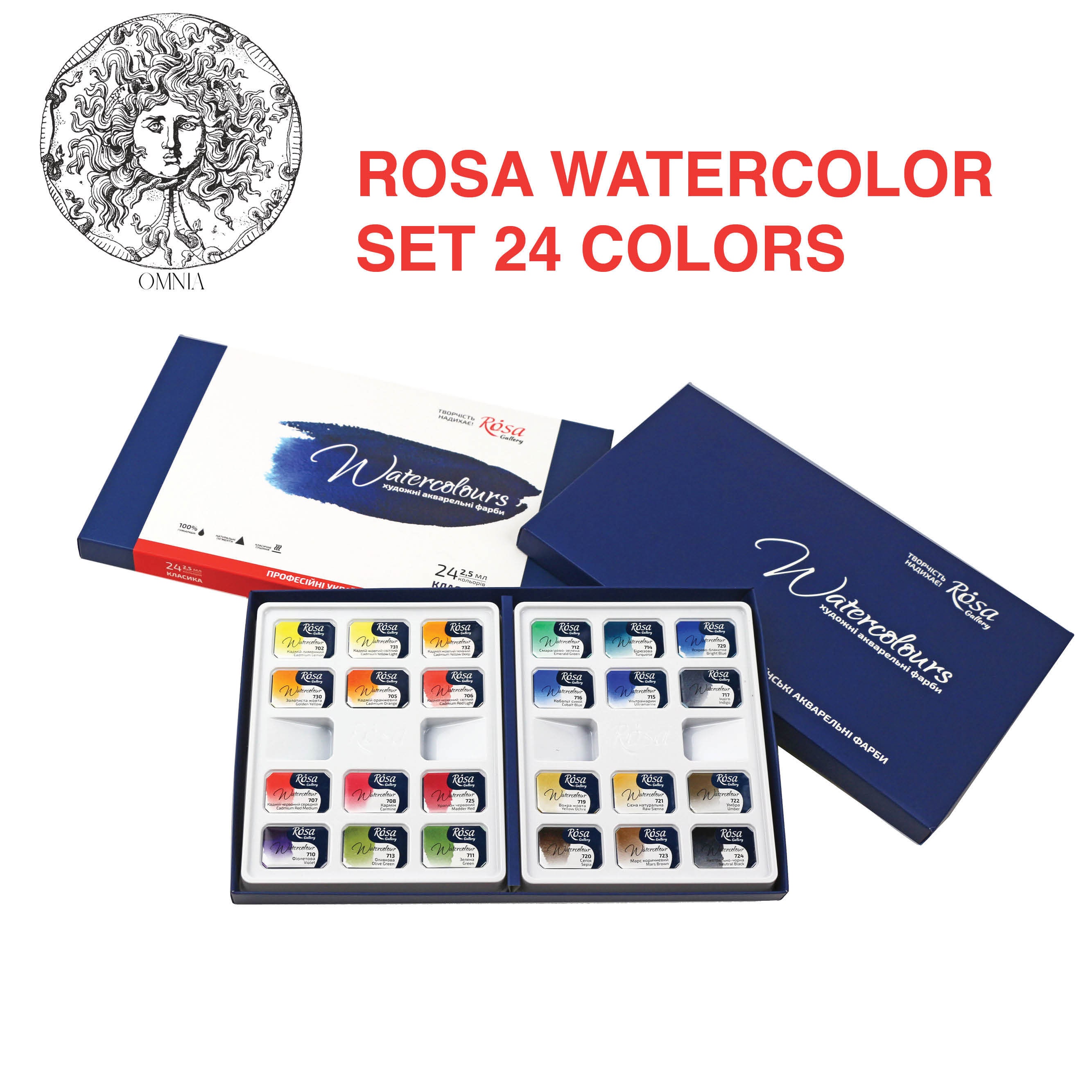 New thematic sets of ROSA Gallery watercolours