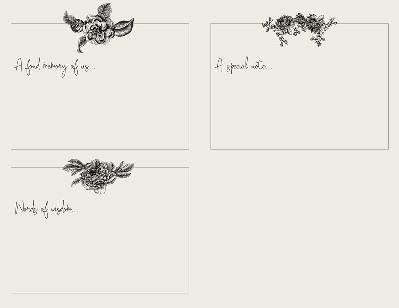 Wedding Guestbook Sign and Wedding Prompts Etsy