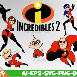 Incredibles svg eps png Incredibles party Incredibles clipart Incredibles printable Incredibles digital Incredibles for Cricut