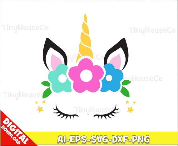 Download Unicorn Svg Unicorn Face Svg Unicorn Birthday Svg Unicorn Etsy PSD Mockup Templates