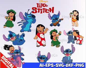 Lilo and Stitch svg Lilo and Stitch clipart PNG My Lilo and Stitch party birthday vector printable Lilo digital clipart clip art